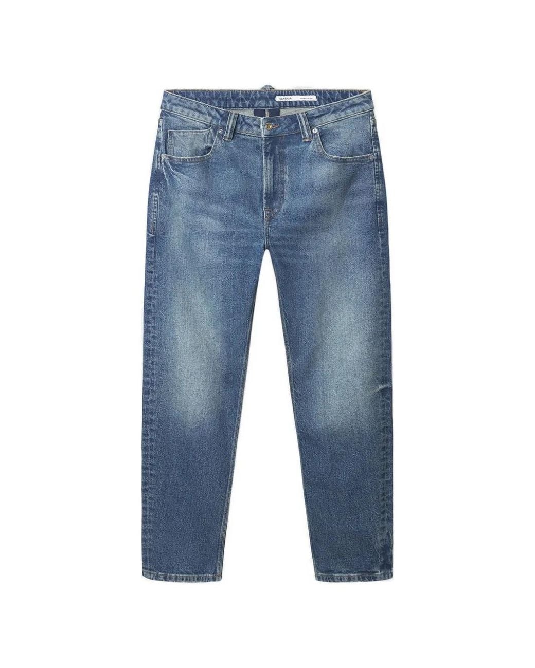 Gabba Blue Distressed Denim Jeans for men