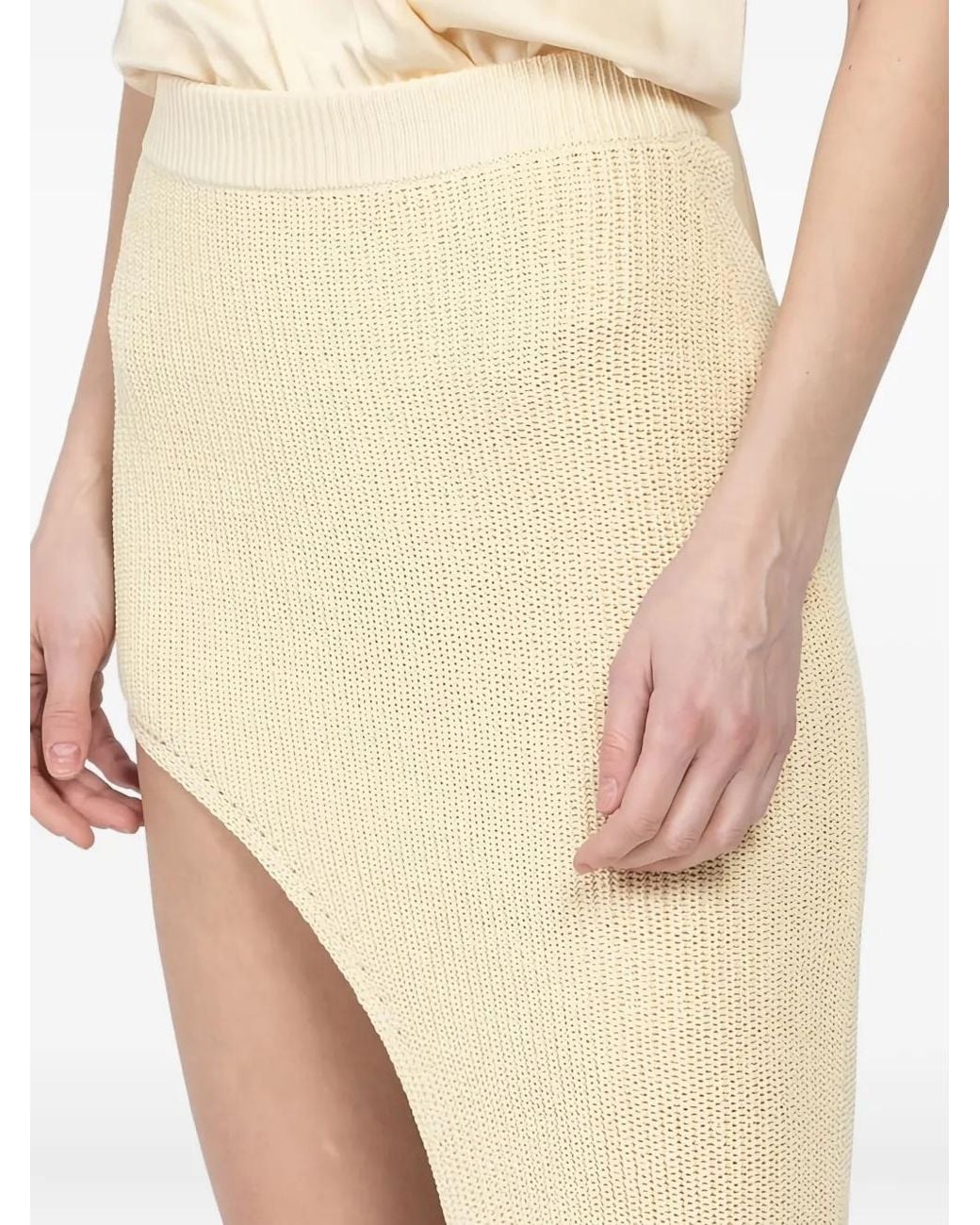 AYA MUSE Natural Asymmetric Skirt