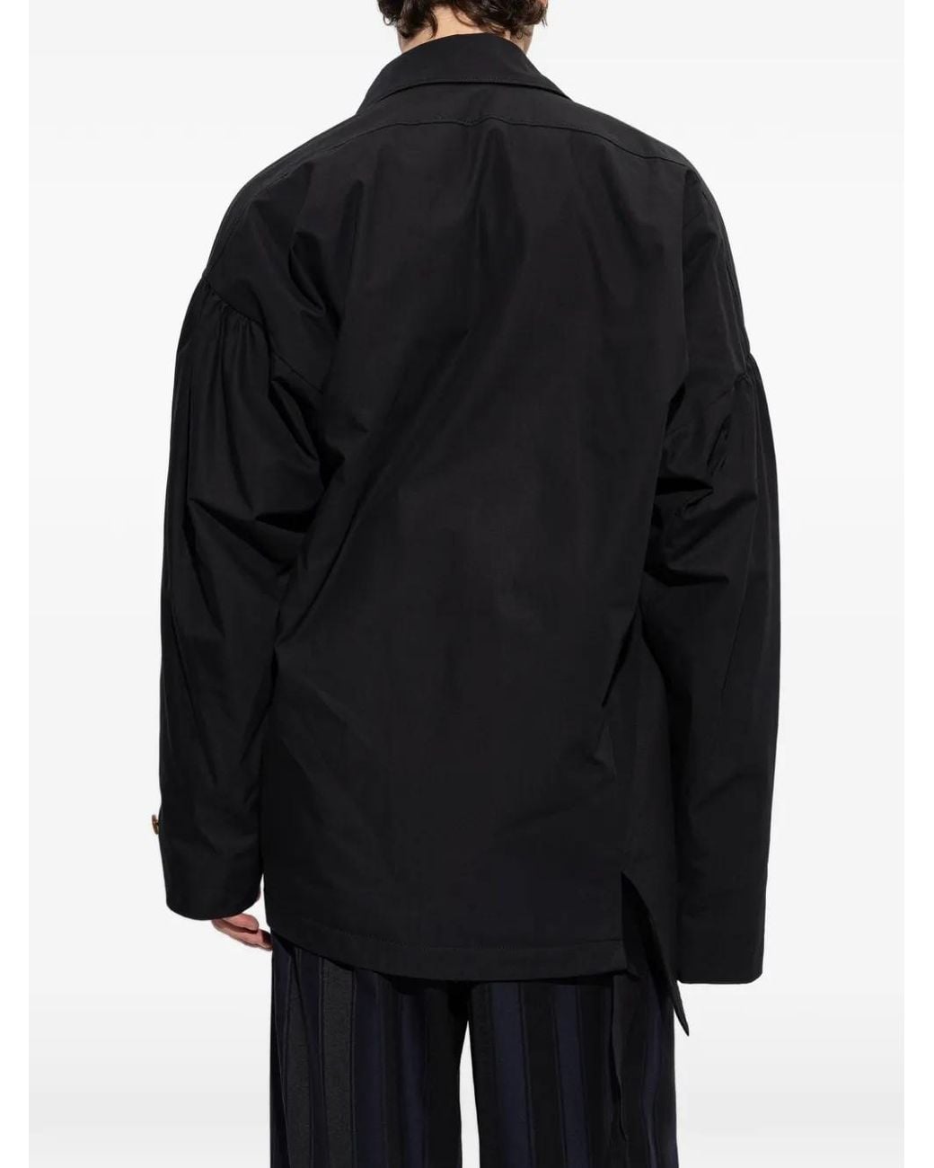 Vivienne Westwood Black Veste À Boutonnière Décalée for men