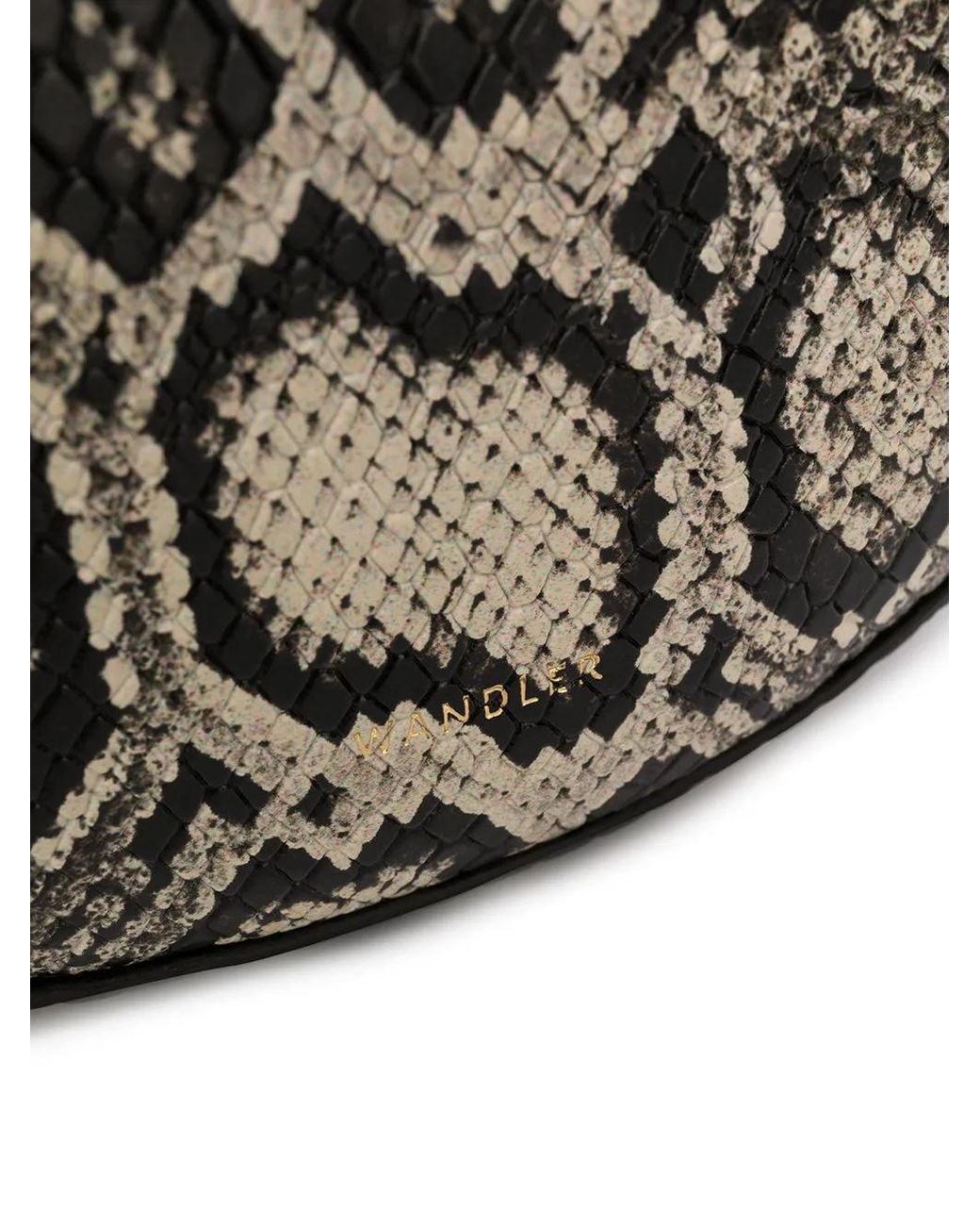 Wandler White Handtasche Mit Pythonleder-Print