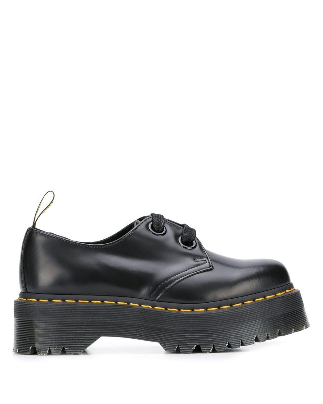 Dr. Martens Holly Platform Lace-up Shoes in Black | Lyst Australia