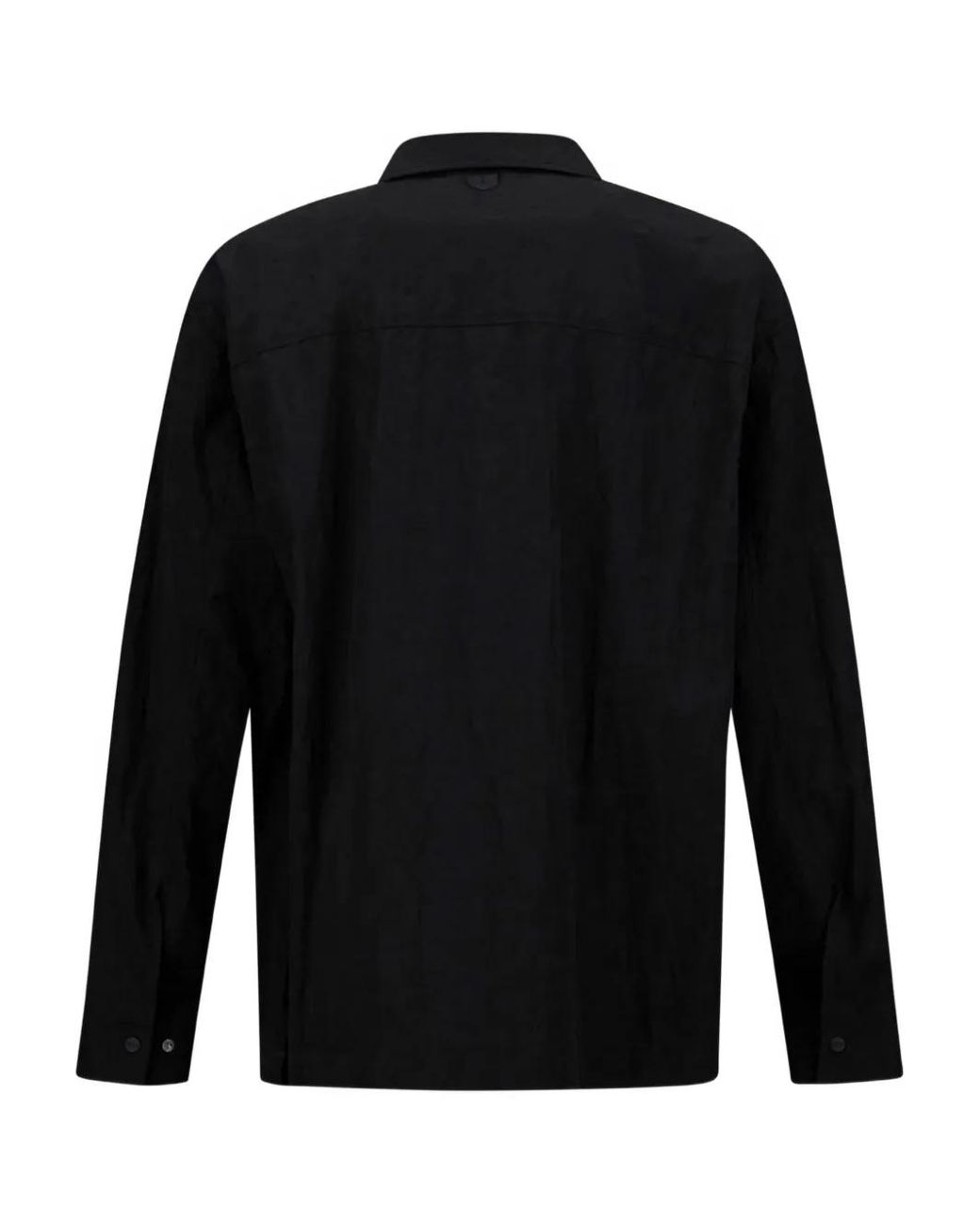 Herno Black Water-Repellent Shirt Jacket for men