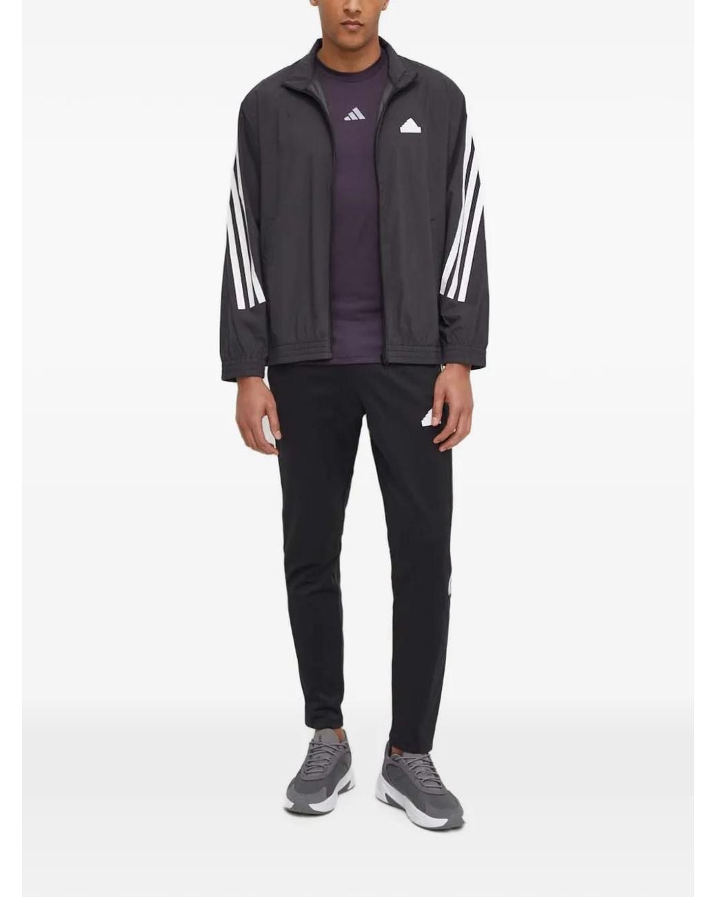 Adidas Blue Zip-Fastening Jacket for men