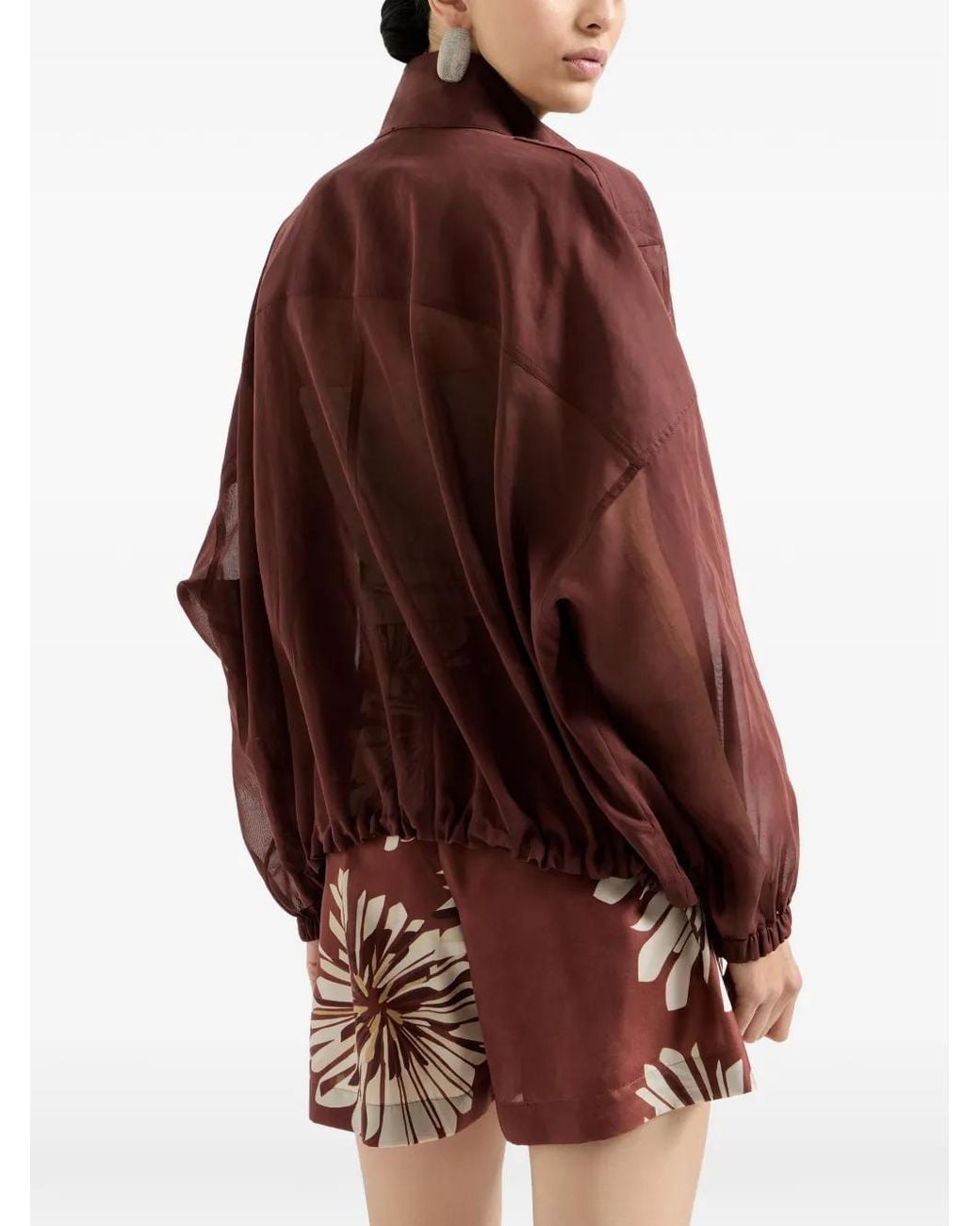 Brunello Cucinelli Brown Light Cotton Jacket