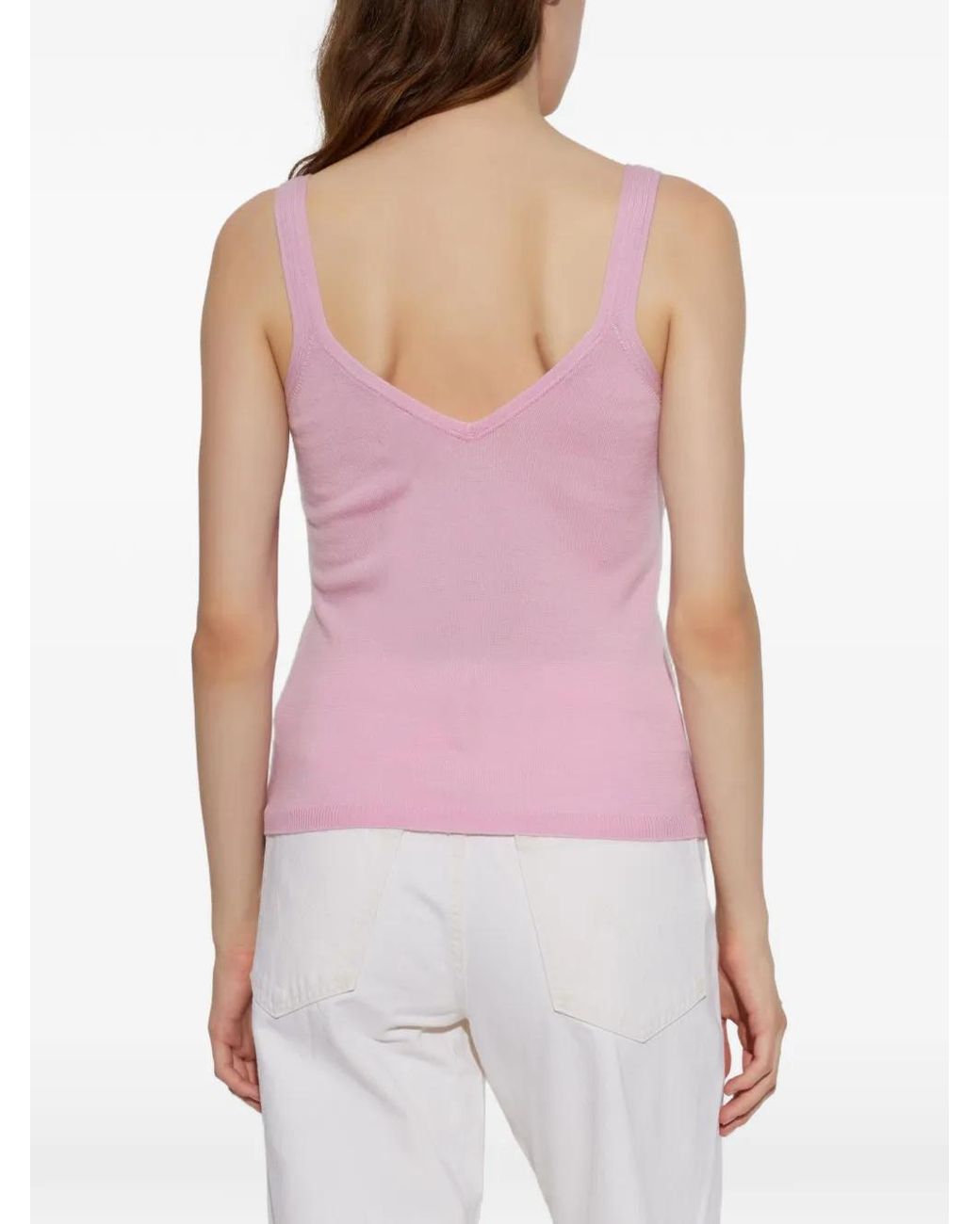 Posse Pink Petra V-Neck Top