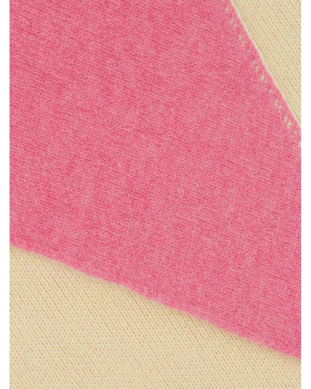 B.B. Wallace Pink Knit Triangular Scarf