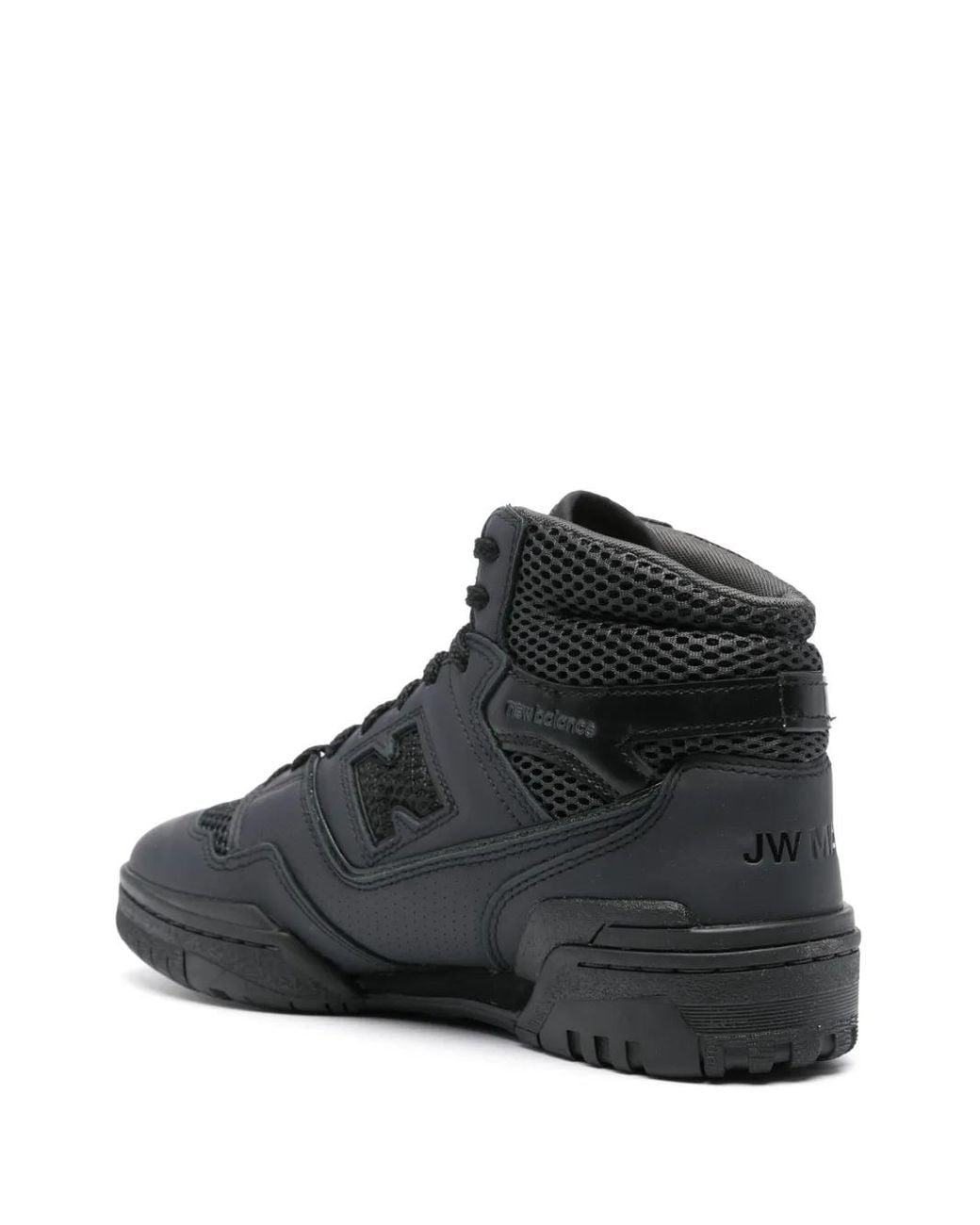 Junya Watanabe Black Bb650 Leather Sneakers for men