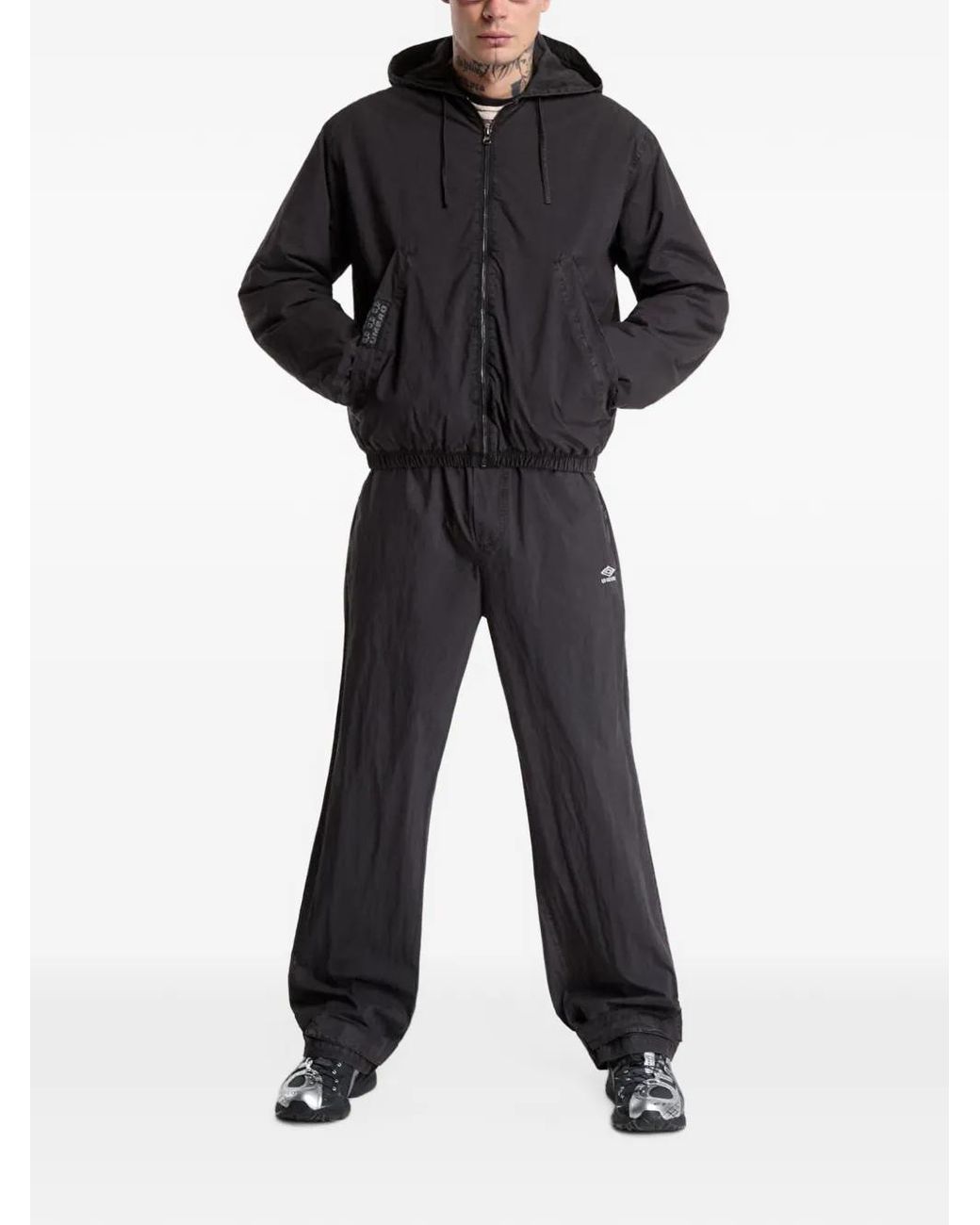 Umbro Black Sunday Masked Jacket for men