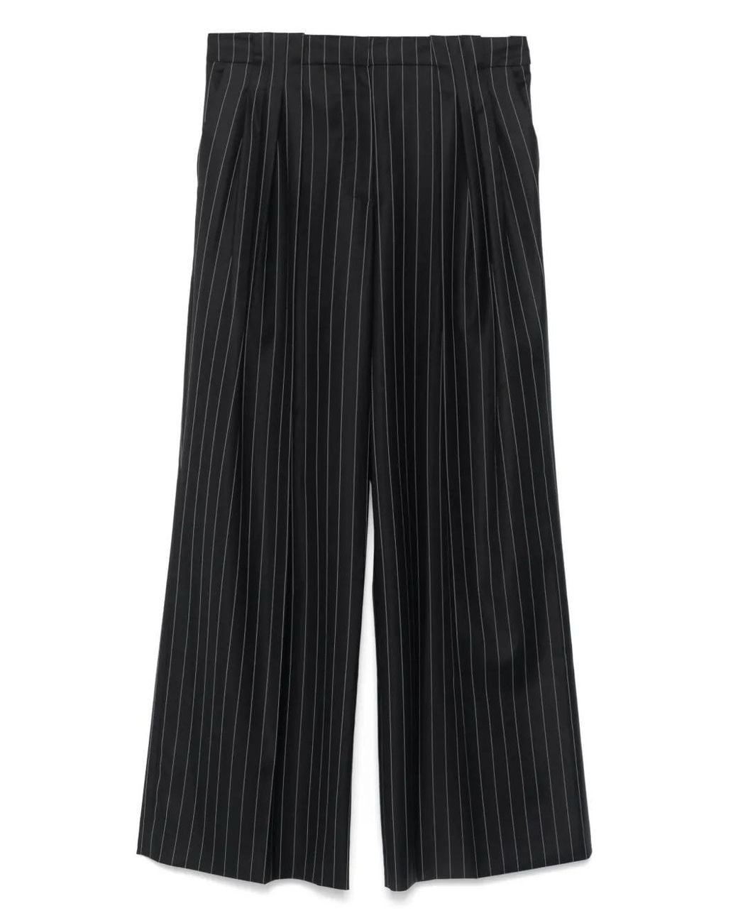 Casablanca Black Three Pleat Trousers