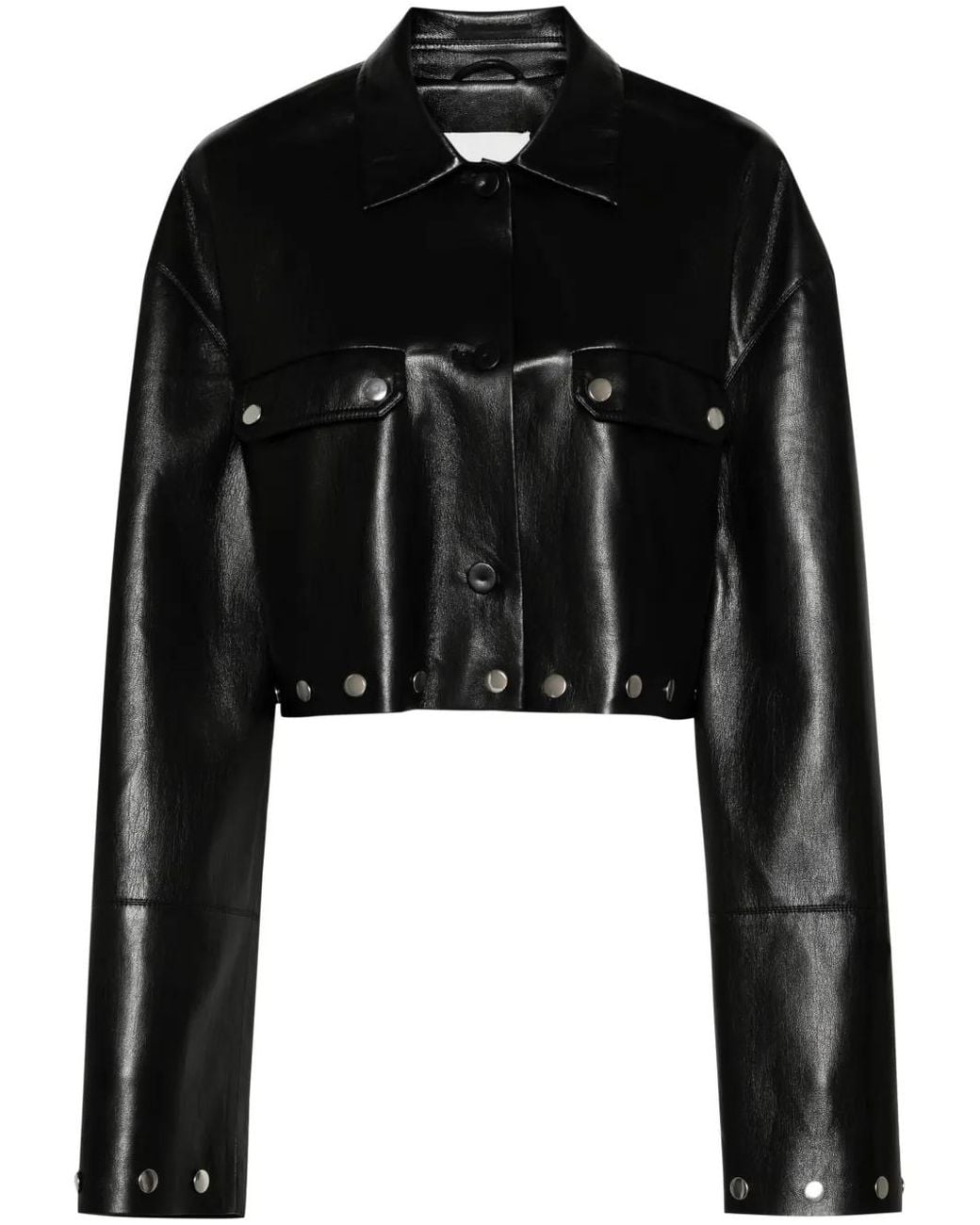 Nanushka Black Kassie Shirt