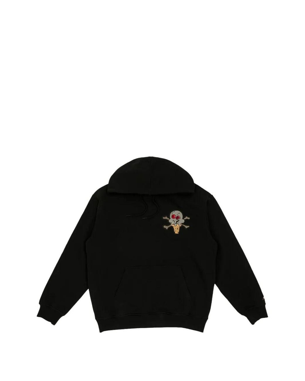ICECREAM Black Kobe Embossed Hoodie for men