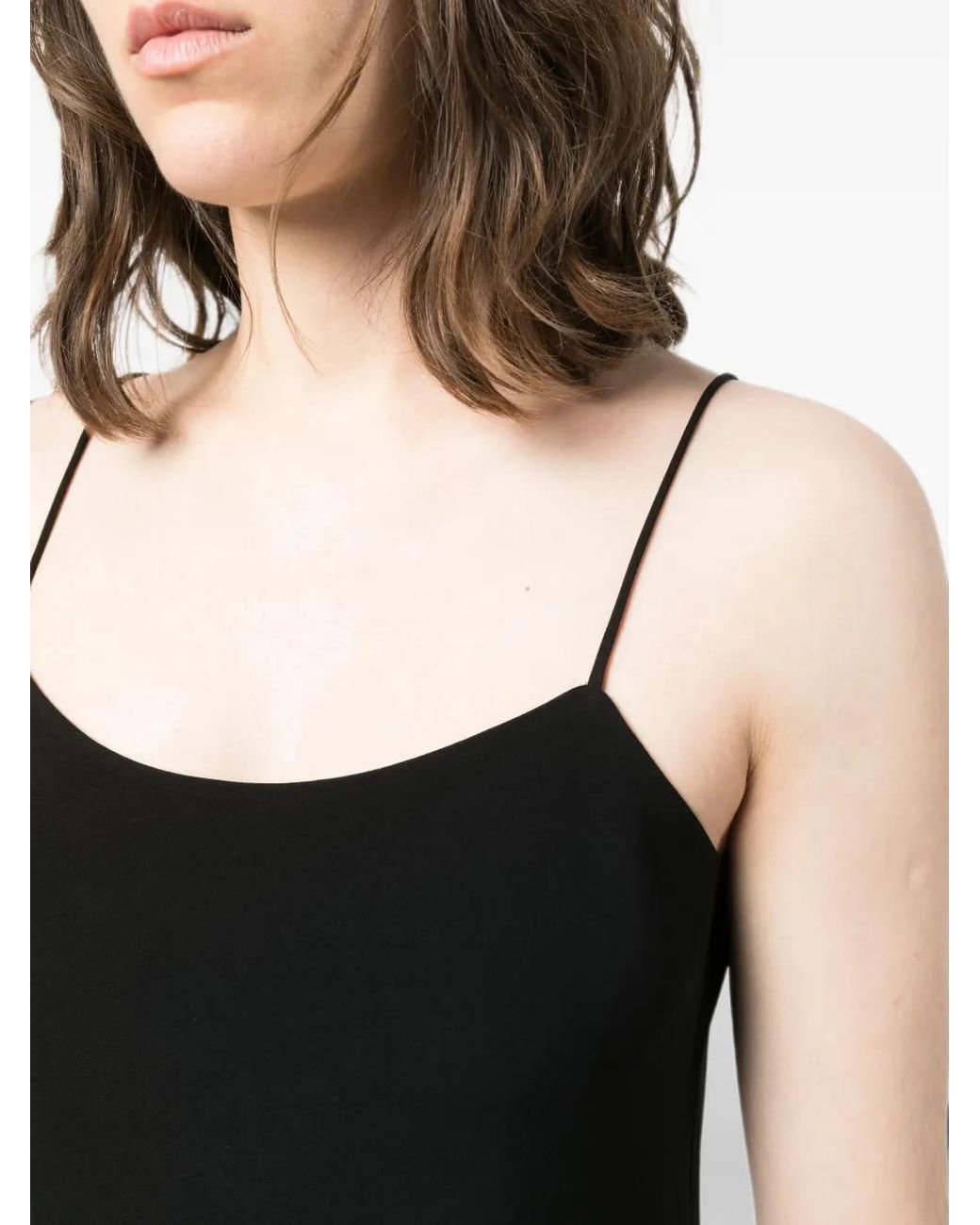 The Row Top Met Spaghettibandjes in het Black