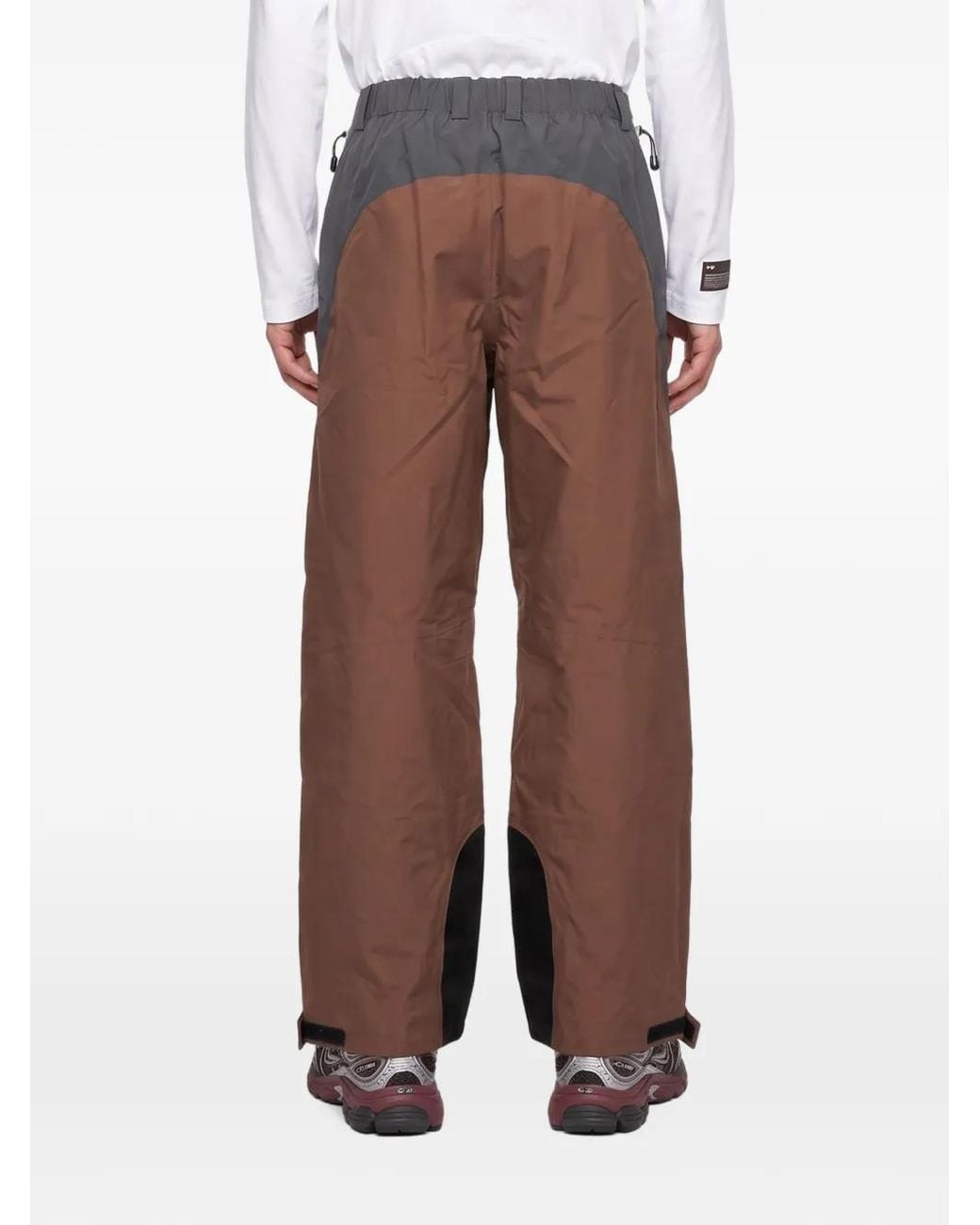 Oakley Blue Colour-Block Panelled Ski Pants for men