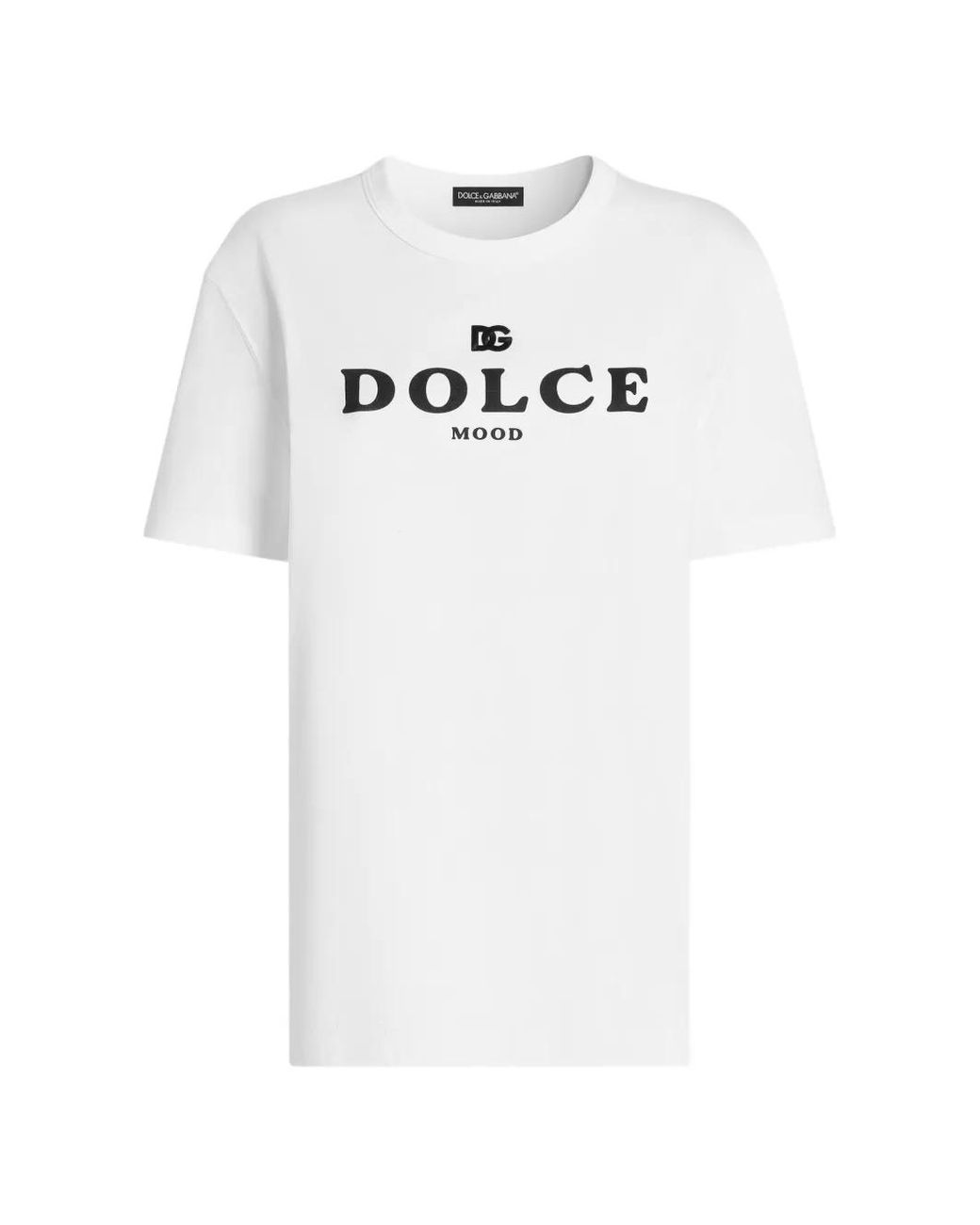 Dolce & Gabbana White Crew-Neck T-Shirt