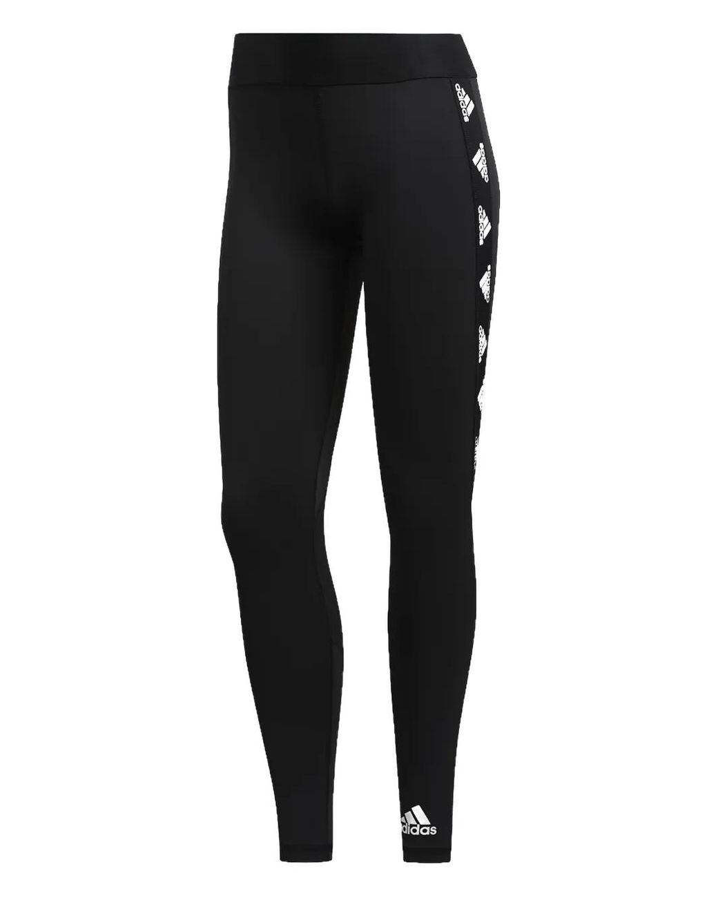 Adidas Black Alphaskin Badge Tonal Stitching Leggings
