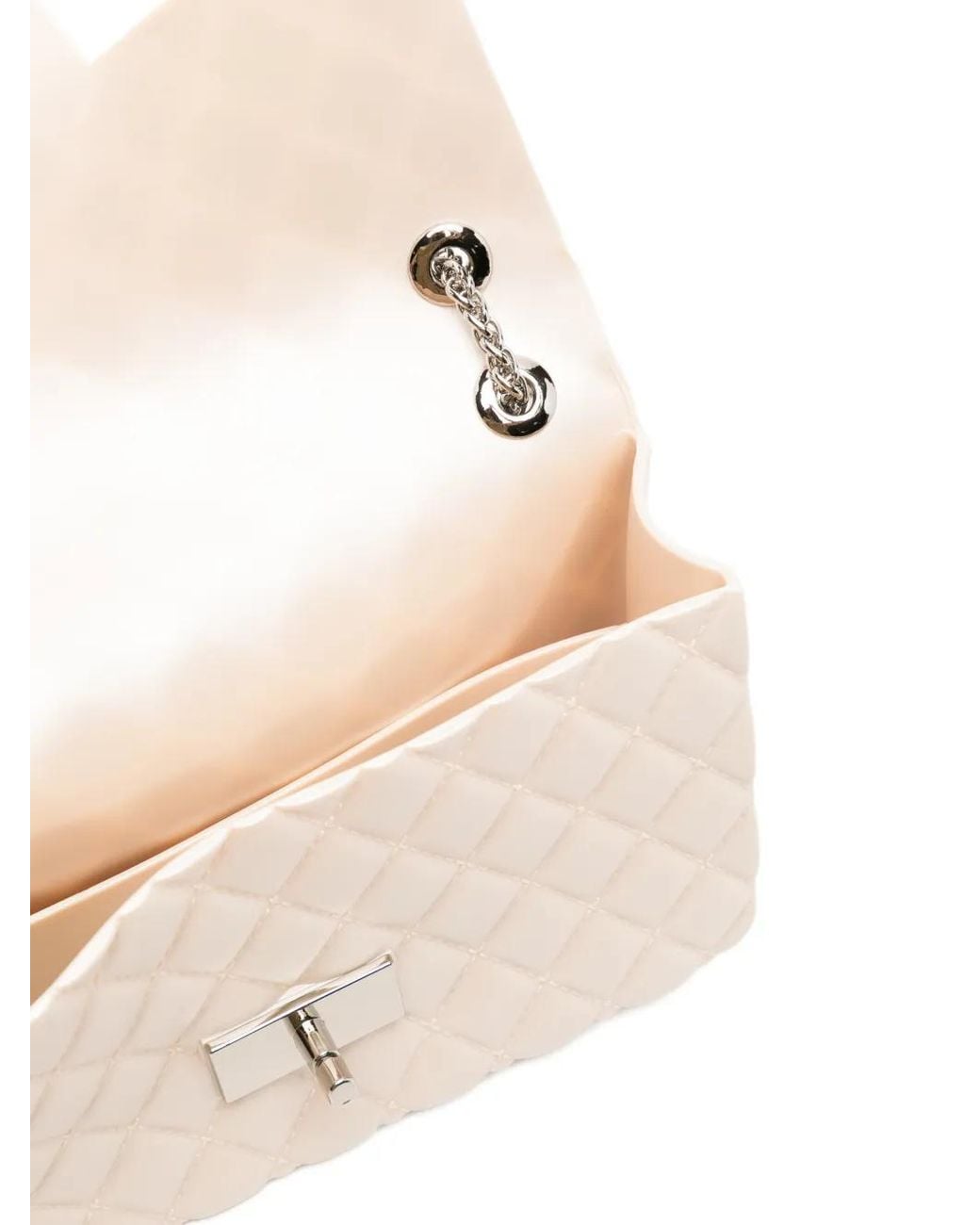 Marc Ellis Natural Quilted-Effect Shoulder Bag