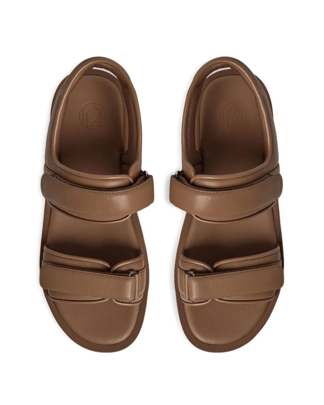 12 STOREEZ Brown Leather Sandals