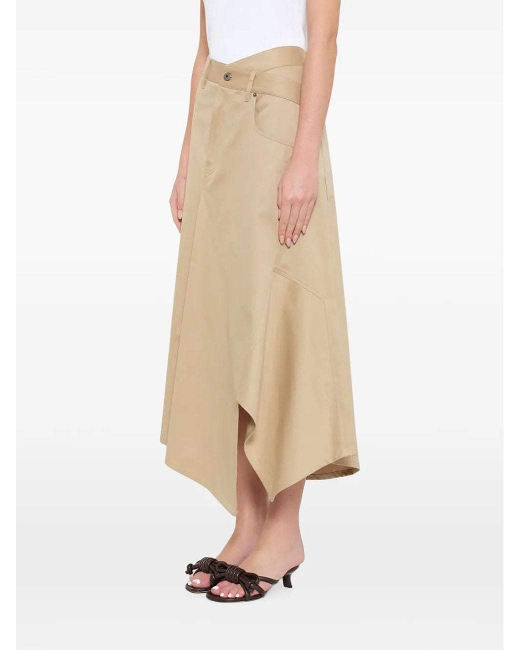 Loewe Natural Asymmetric Skirt