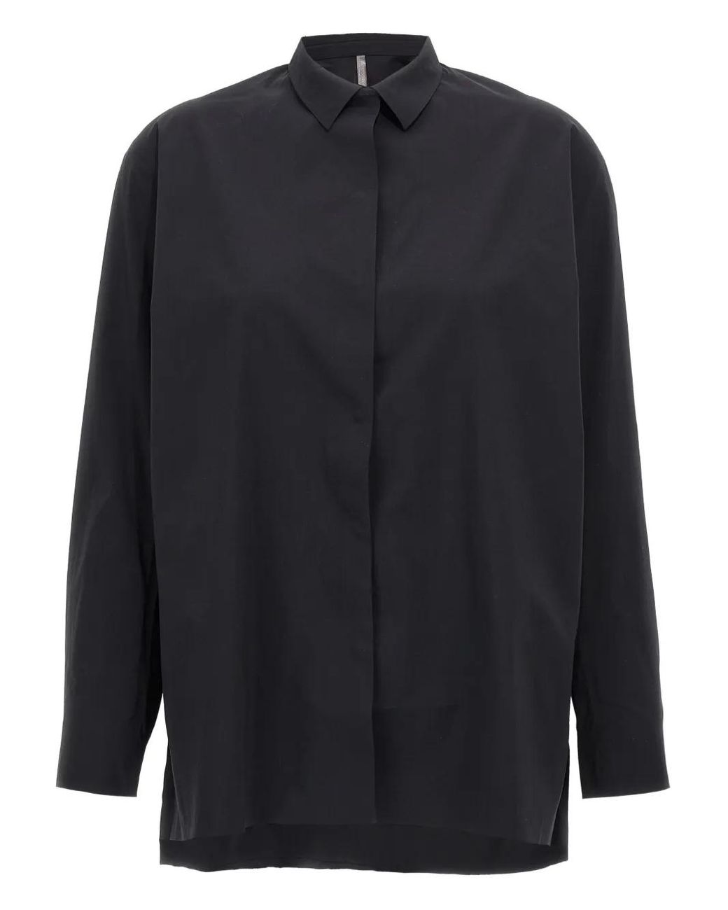 Veilance Blue Diene Long-Sleeve Button-Up Shirt
