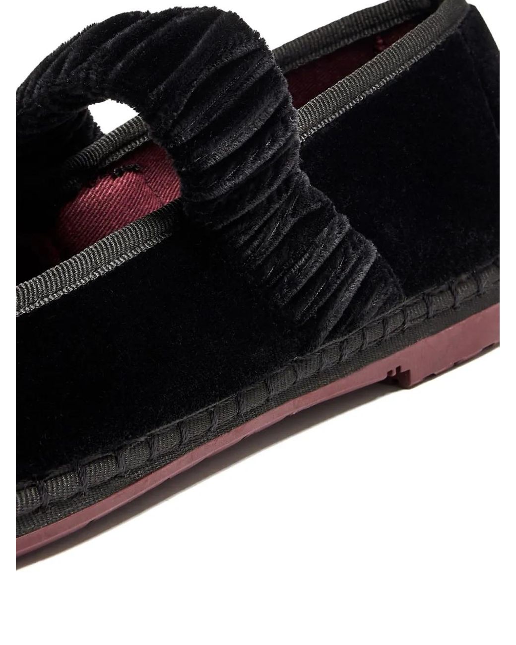 Flabelus Black Mafalda Ballerinas Aus Samt