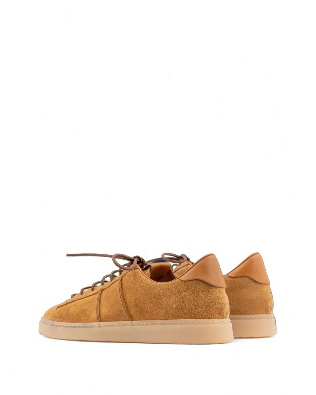 Buttero Brown Burro Panelled Sneakers for men