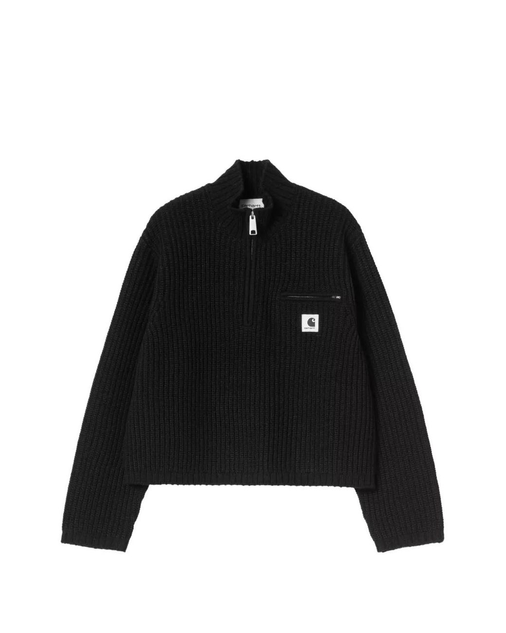 Carhartt Black Detroit Half-Zip Sweater
