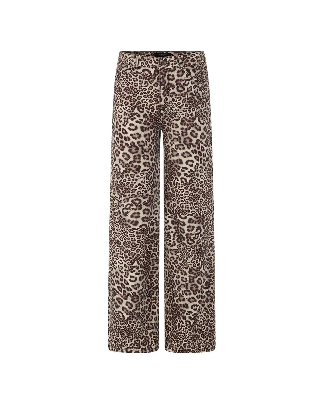 Marc Cain Natural Animal-Print Jeans