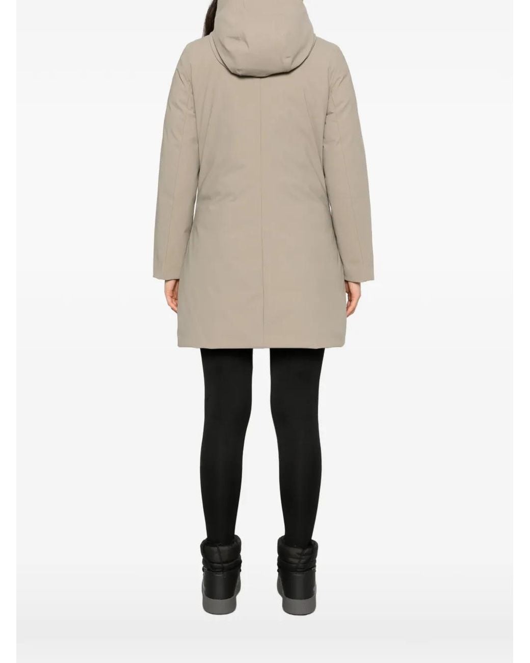 Rrd Natural Hooded Zip-Up Coat