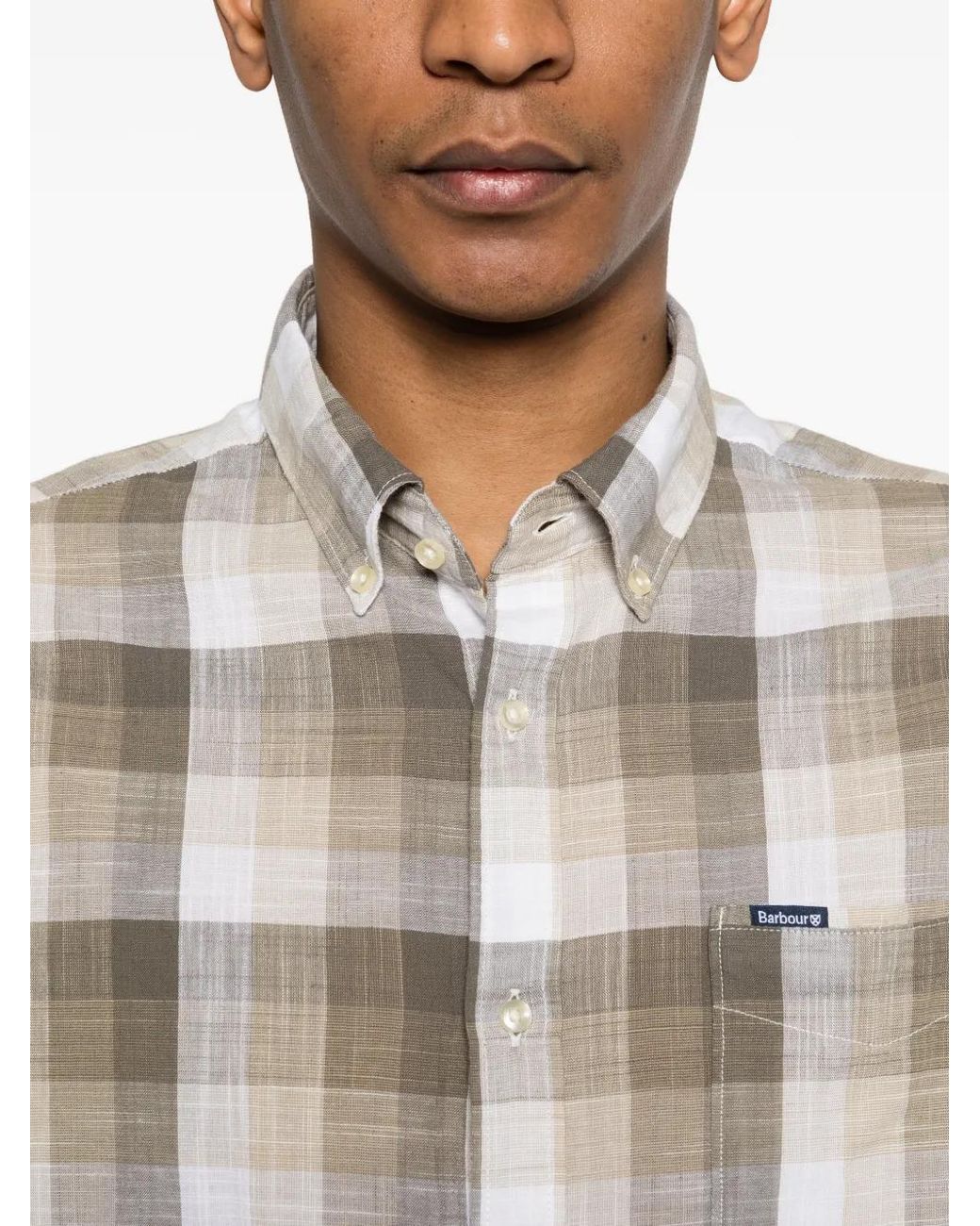 Camisa A Cuadros Barbour de hombre de color White