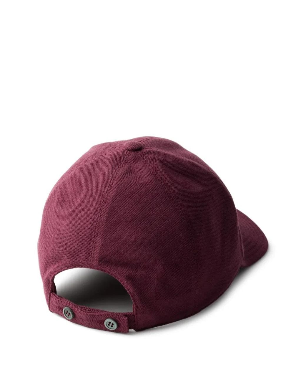 Prada Purple Old Piqué Baseball Cap