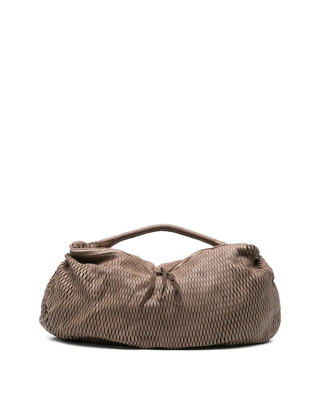 SOMMET Brown Aura Rete Shoulder Bag