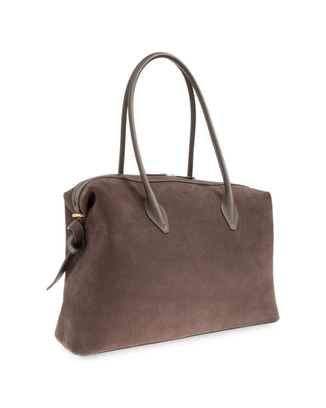 Yuzefi Brown Large Brioche Duffle Bag