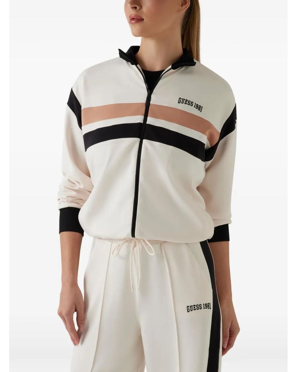 Guess Natural Suzanne Full-Zip Sweatshirt