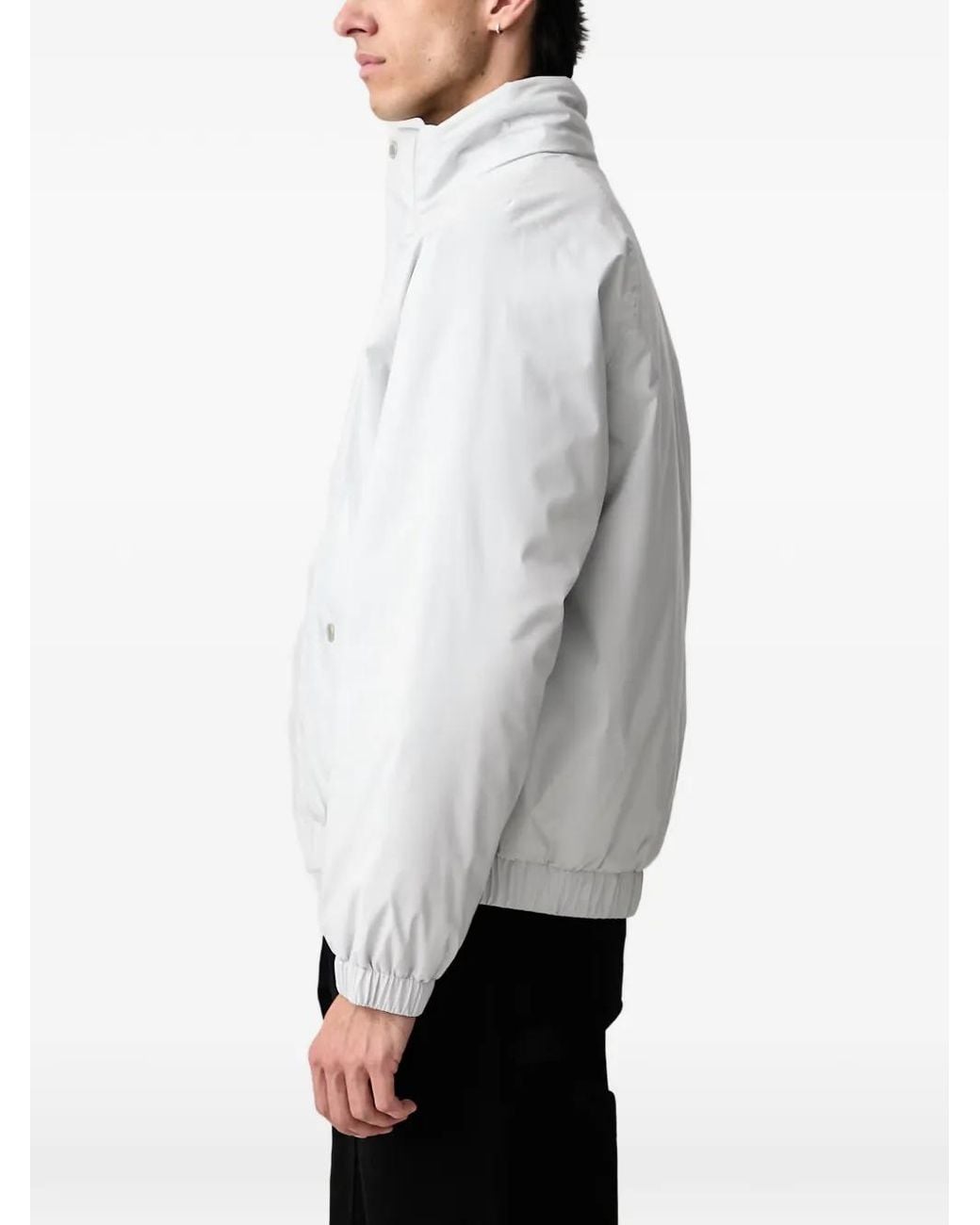 Lacoste Gray Water-Repellent Puffer Jacket for men