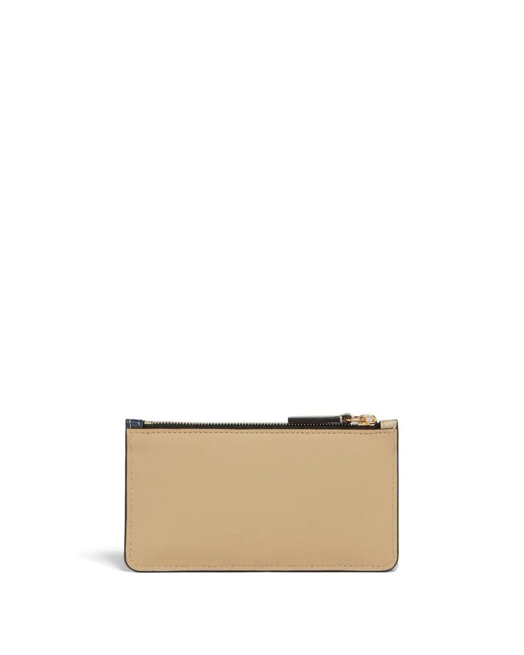 Marni Blue Embossed-Logo Cardholder
