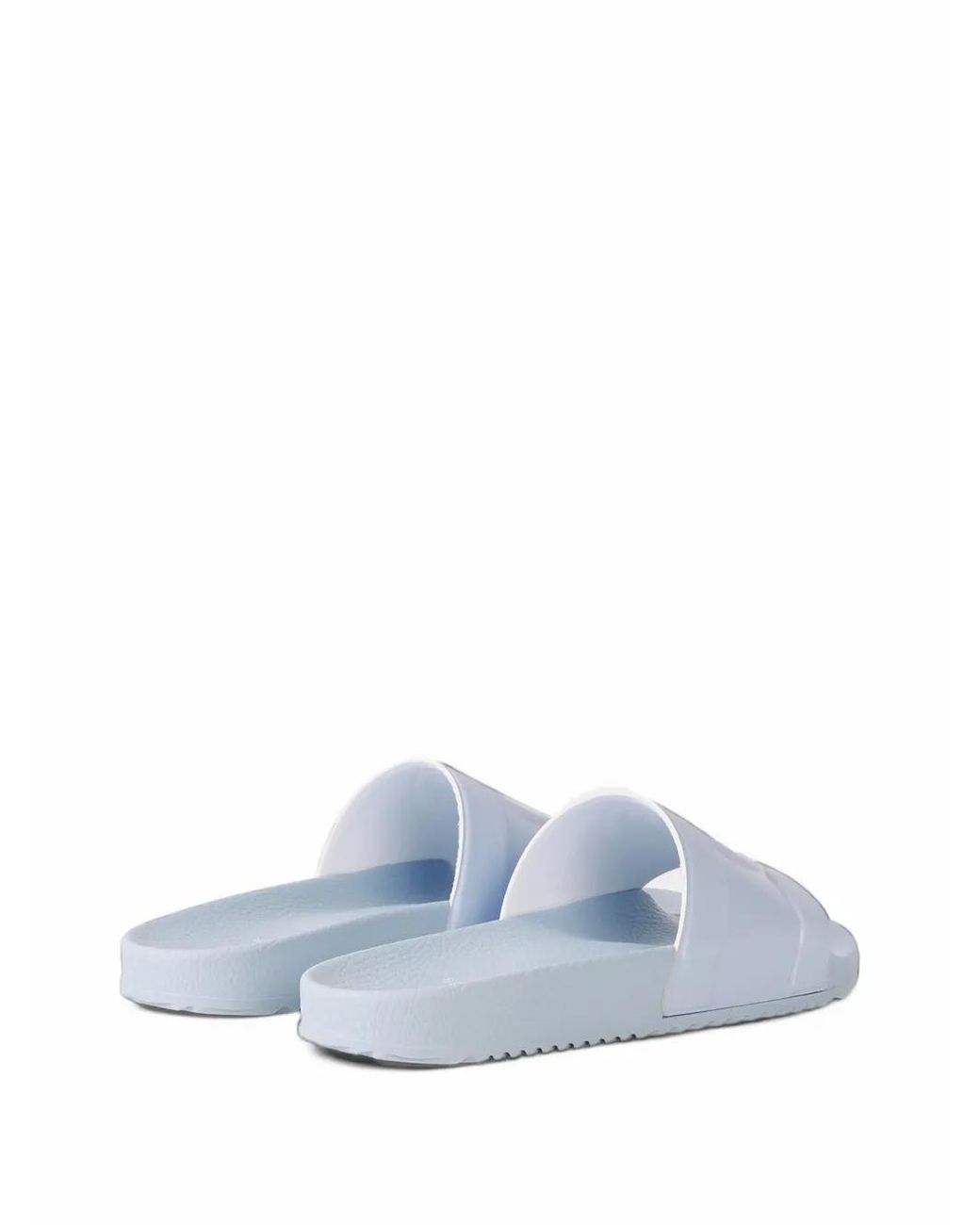 Bogner White Belize Logo-Embossed Slides