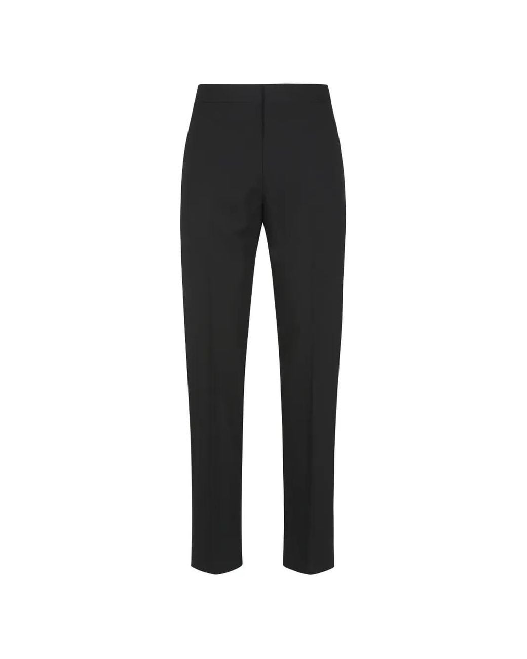Givenchy Black Pressed-Crease Tailored Trousers