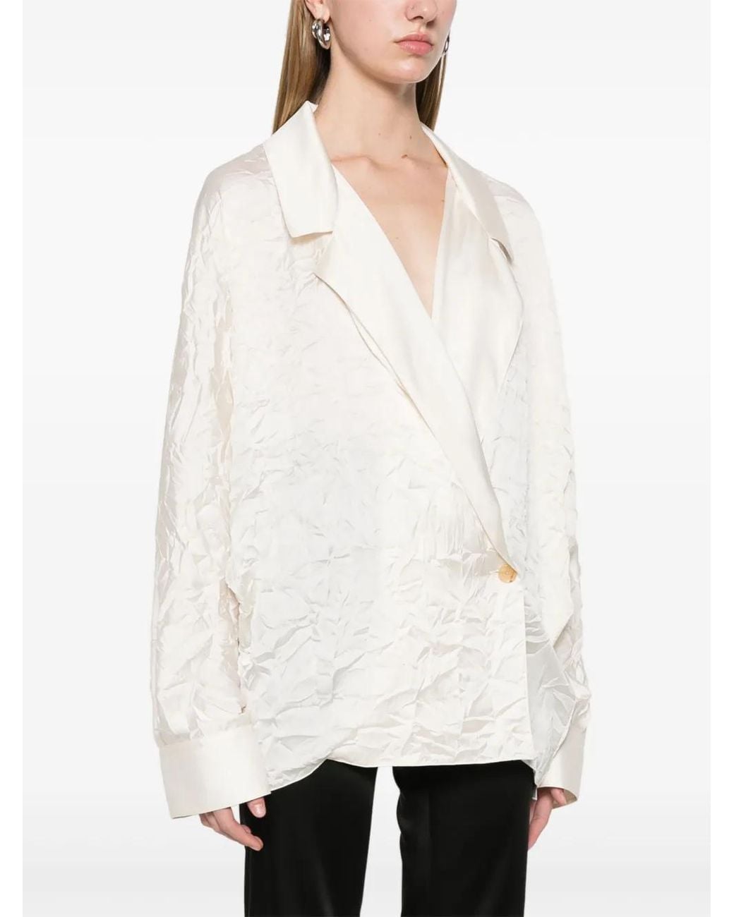 Khaite White Garth Top