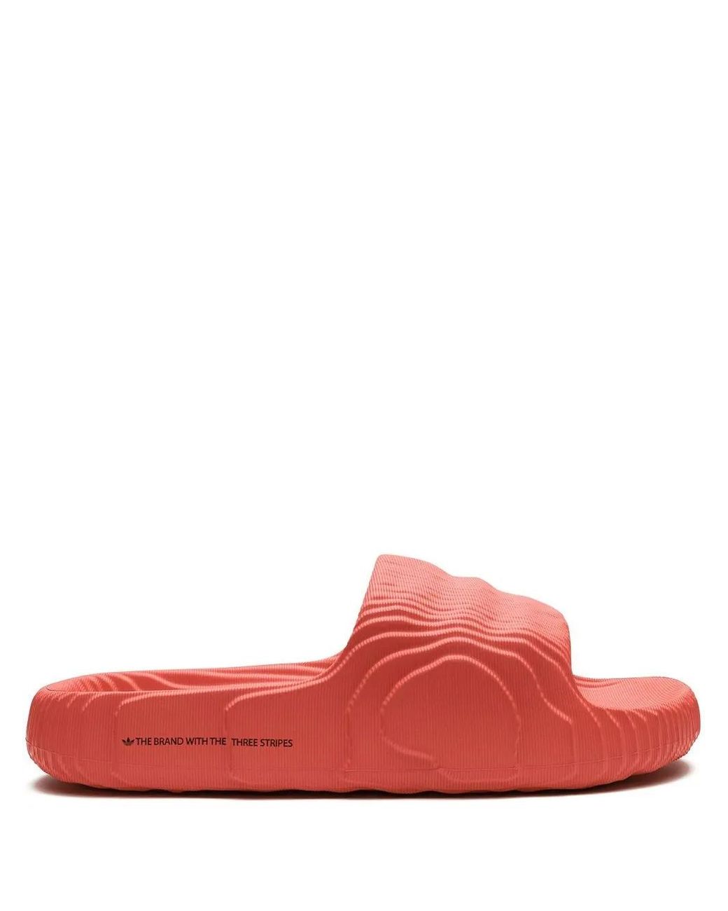 Adidas Red Adilette 22 Slides for men