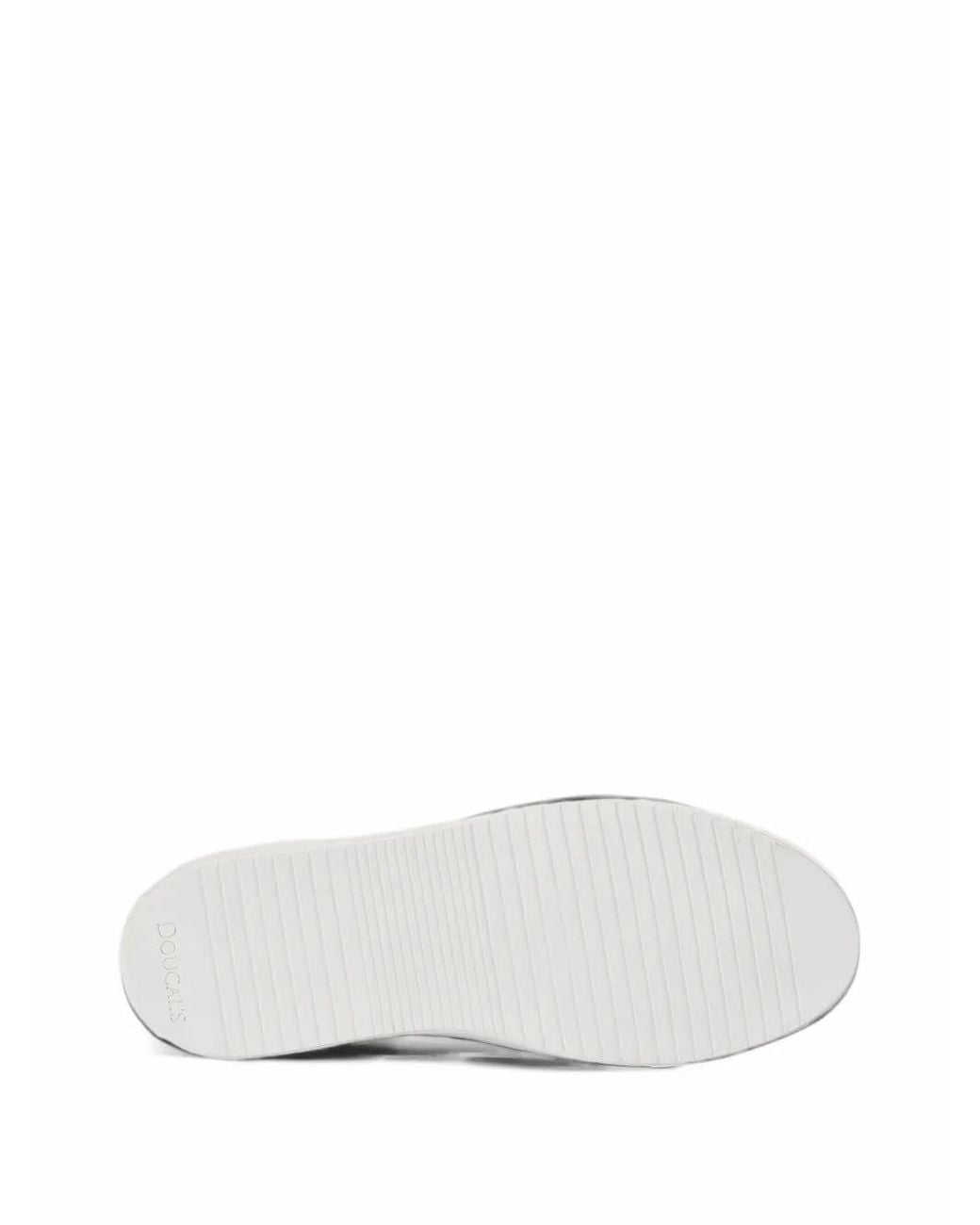 Doucal's White Sneakers Mit Shearling