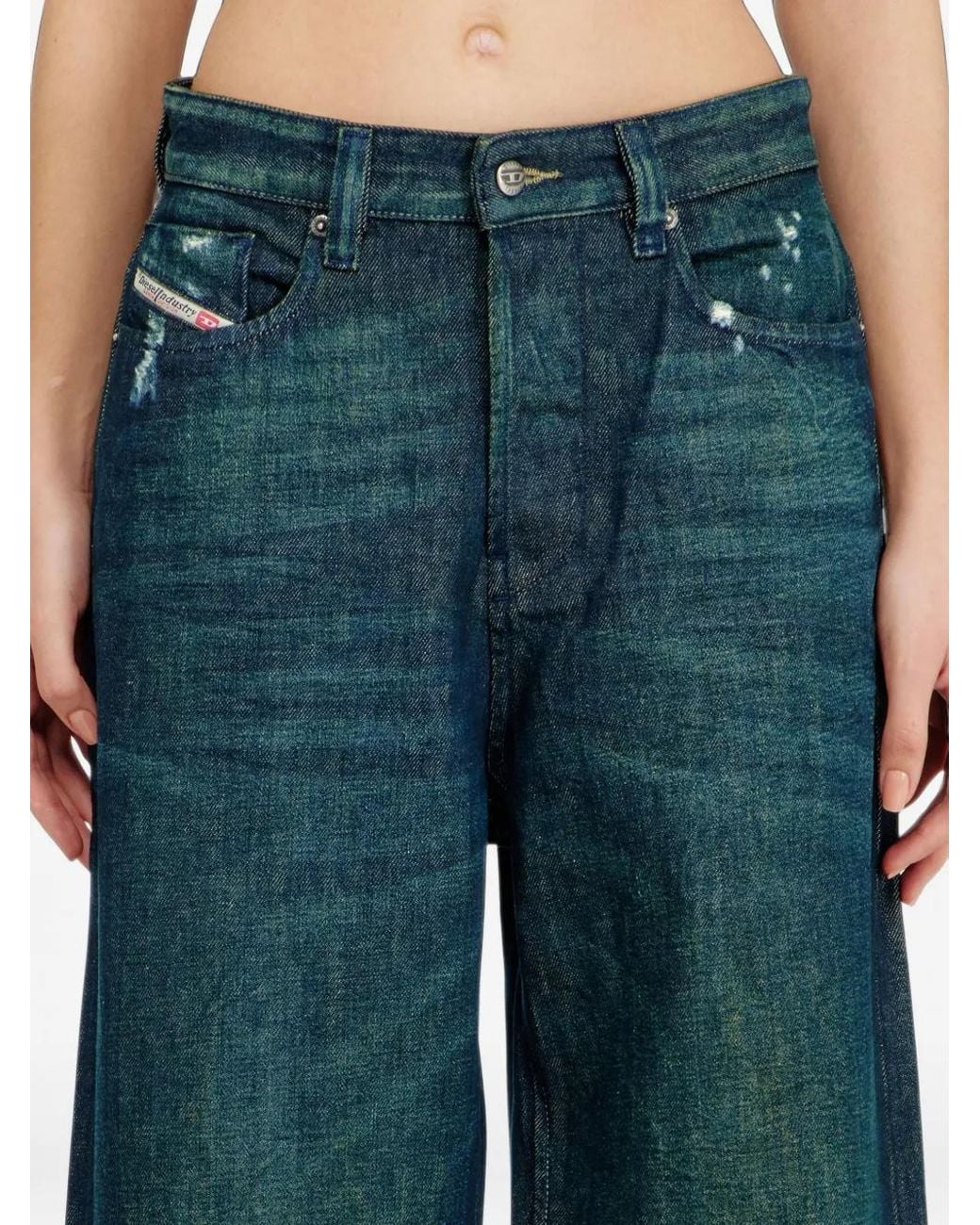 DIESEL Blue 1996 D-Sire Wide-Leg Jeans