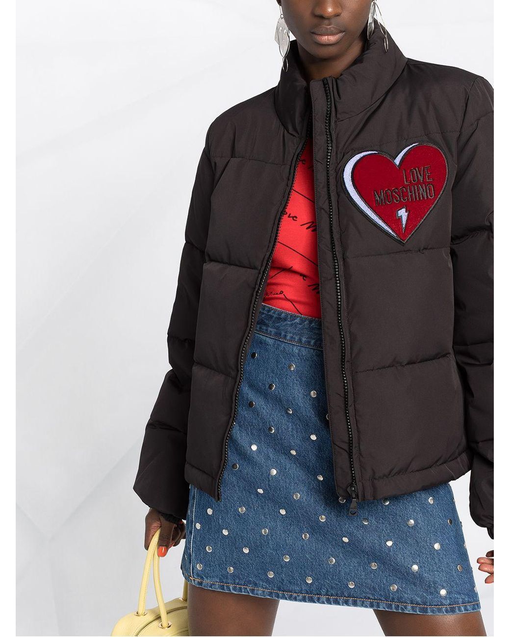 moschino heart jacket