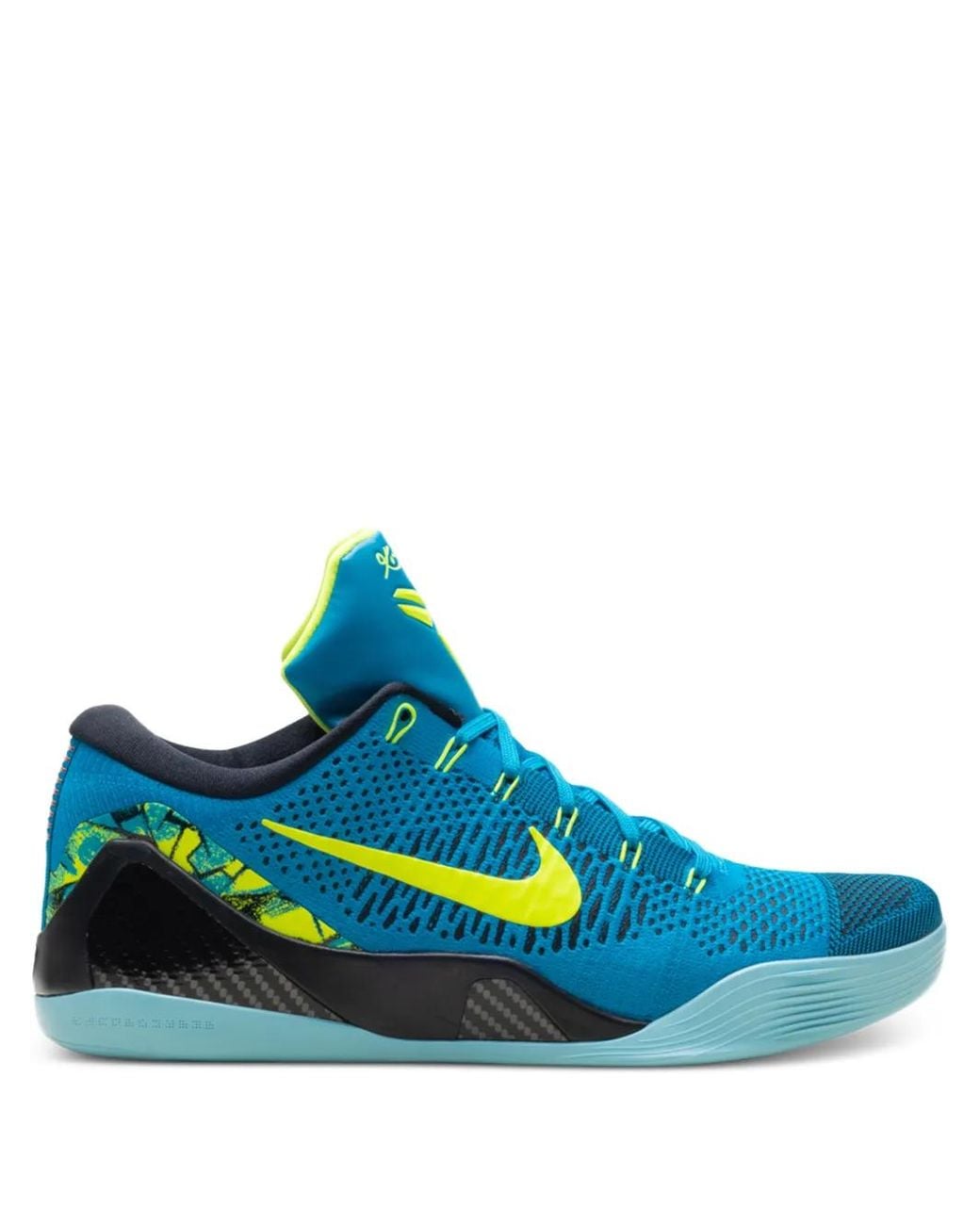 Nike Blue Kobe 9 Elite Protro Low-Top Sneakers for men
