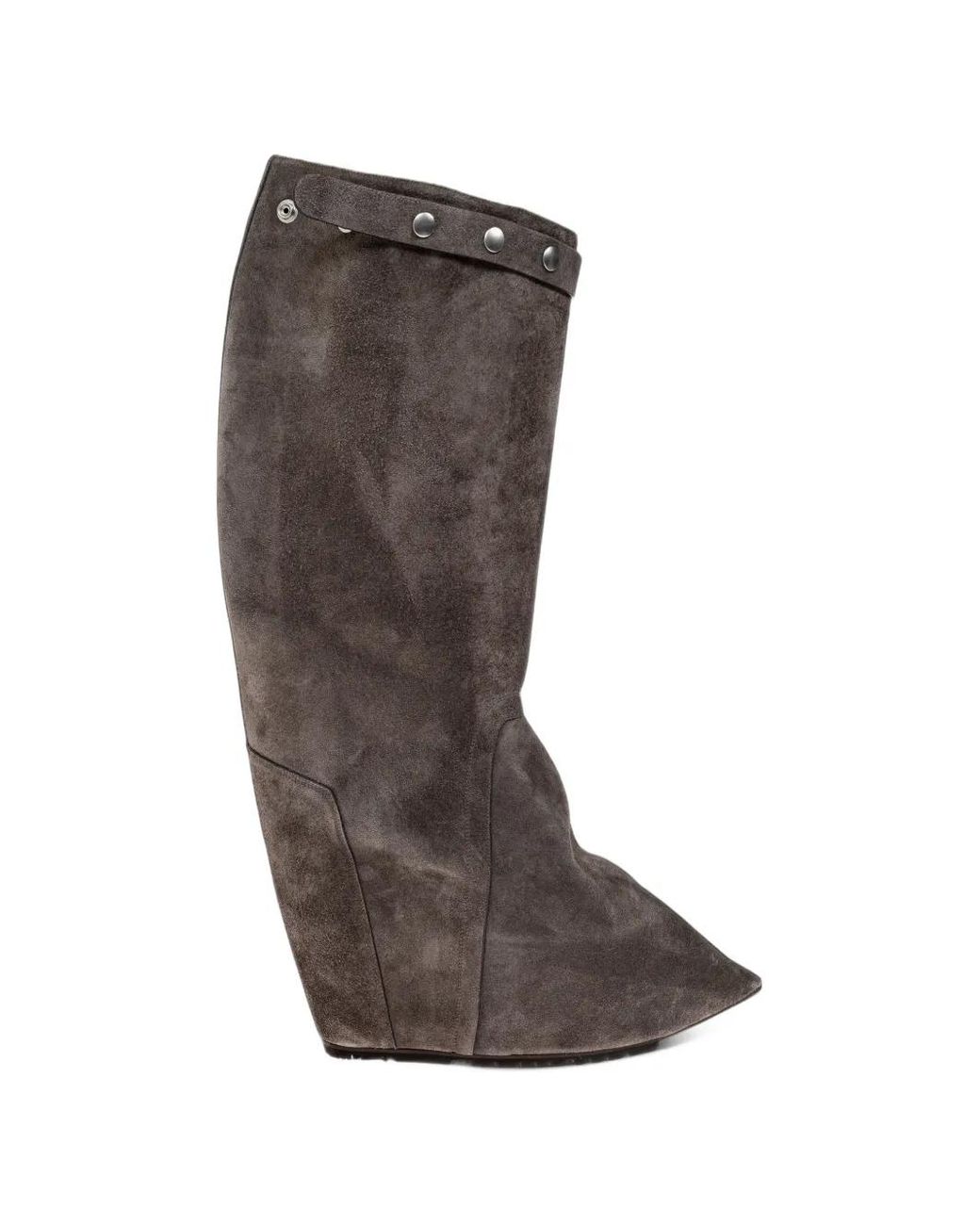Rick Owens Brown Taconaska Ankle Boots