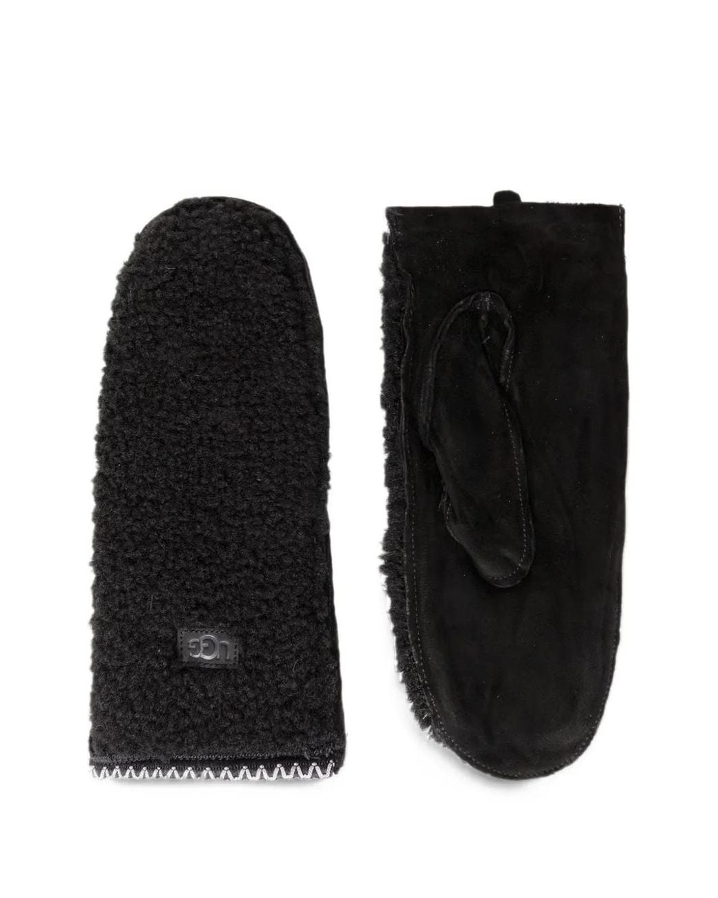 Ugg Black Braid Mittens