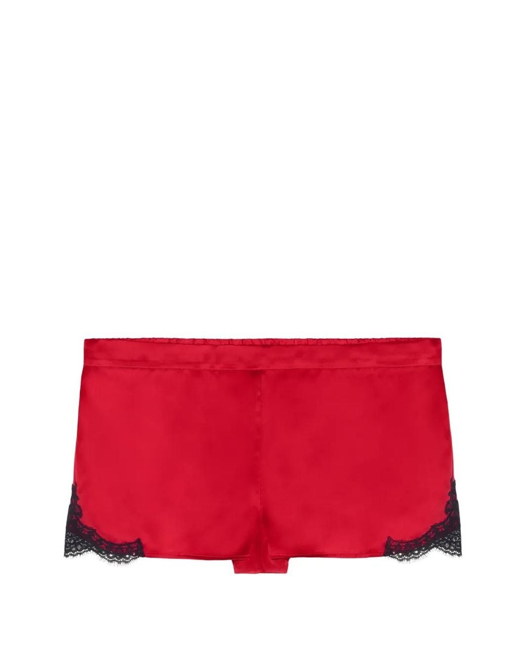 Aubade Red Toi Mon Amour Lace-Trim Pajamas