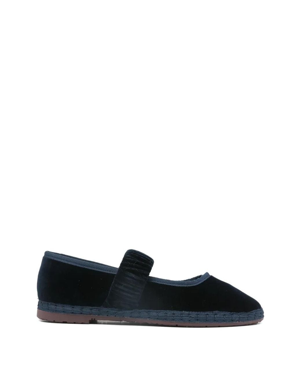 Flabelus White Mafalda Ruched-Strap Ballet Flats