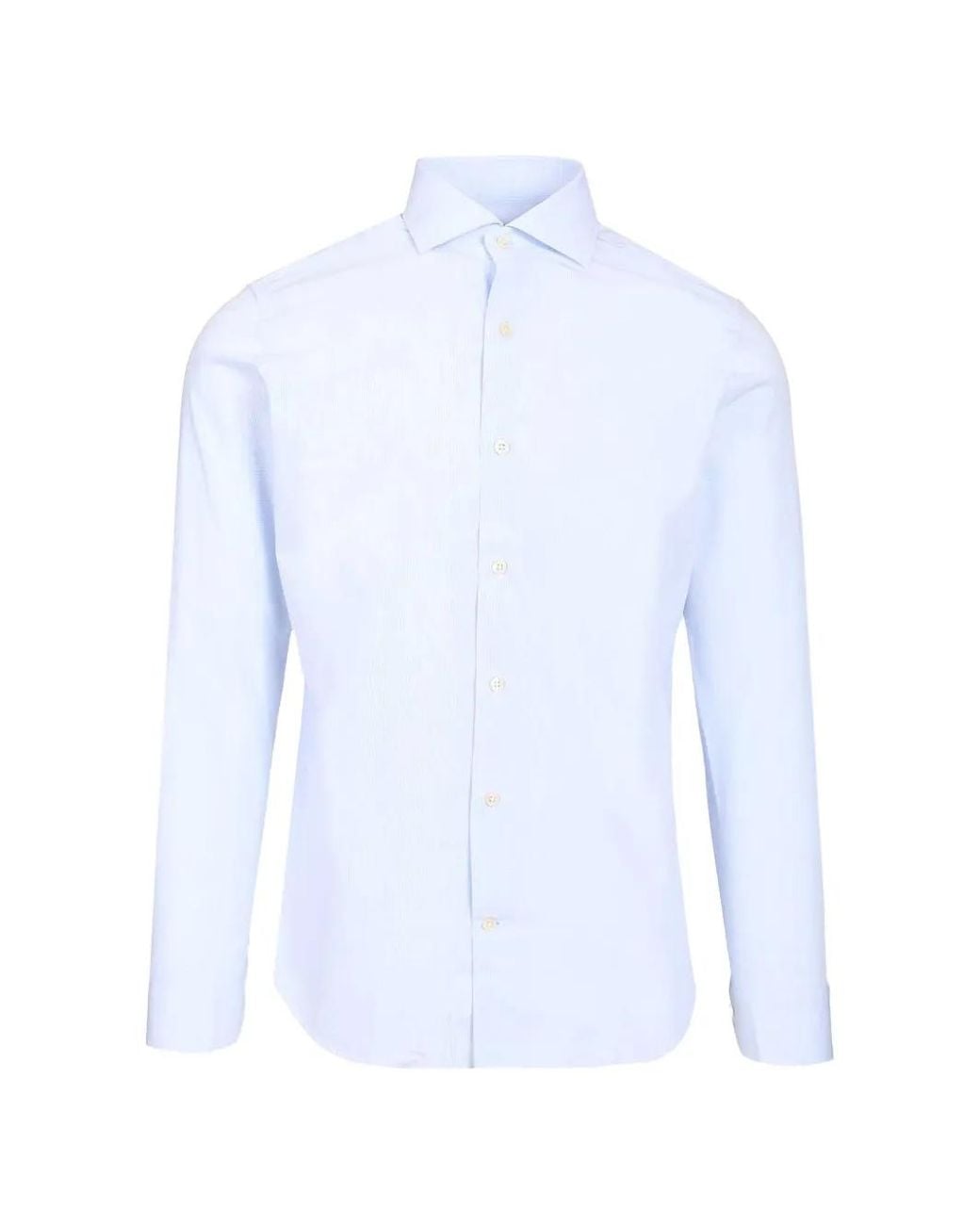 Al Duca D'aosta White Gingham-Check Shirt for men