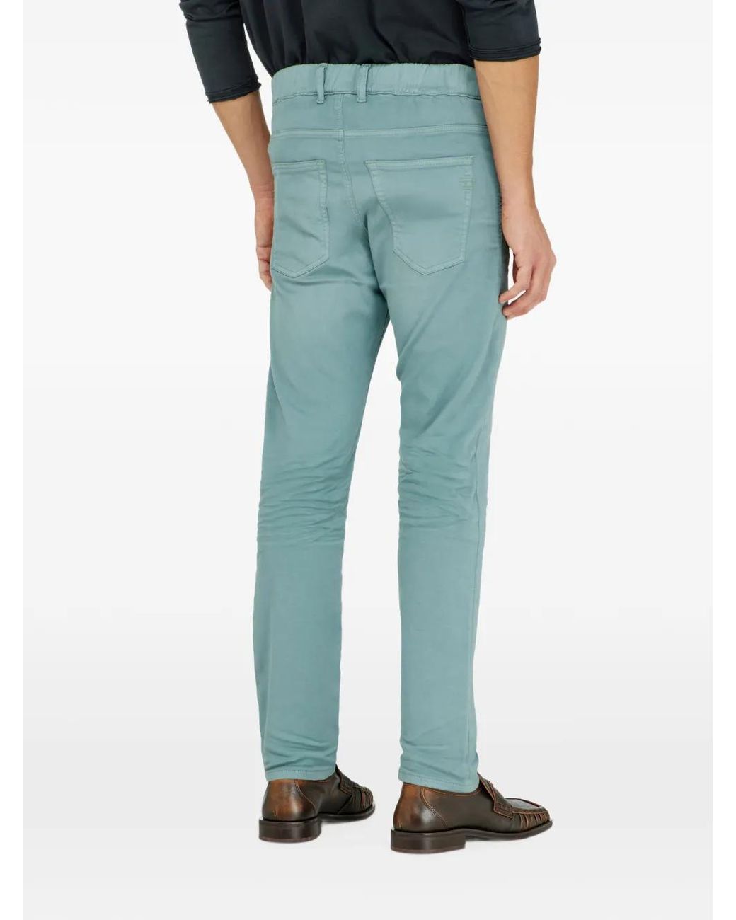 DIESEL Blue Regular Mid Waist 2032 D- Krooley -Bw Joggjeans for men