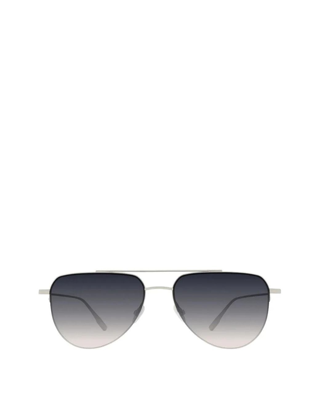 Barton Perreira Blue Mcnair Pilot-Frame Sunglasses